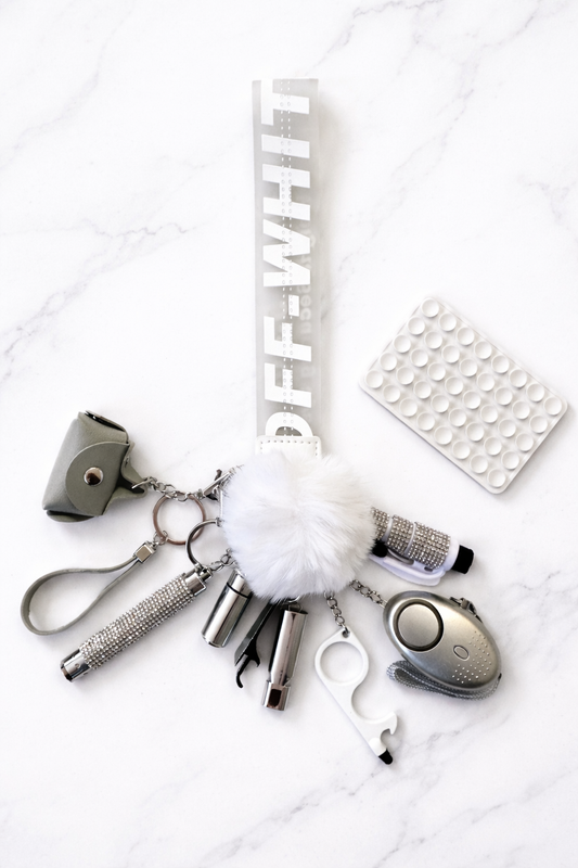 The Ultimate 11-Item Safety Keychain Bundle π BONUS: FREE Sassy Glow Kit