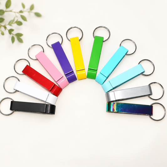 Plain Bottle Opener Keychain