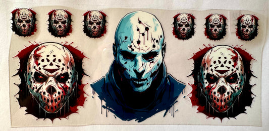 Sassy UV-DTF Wraps – Single Design Prints - Horror & Sweary