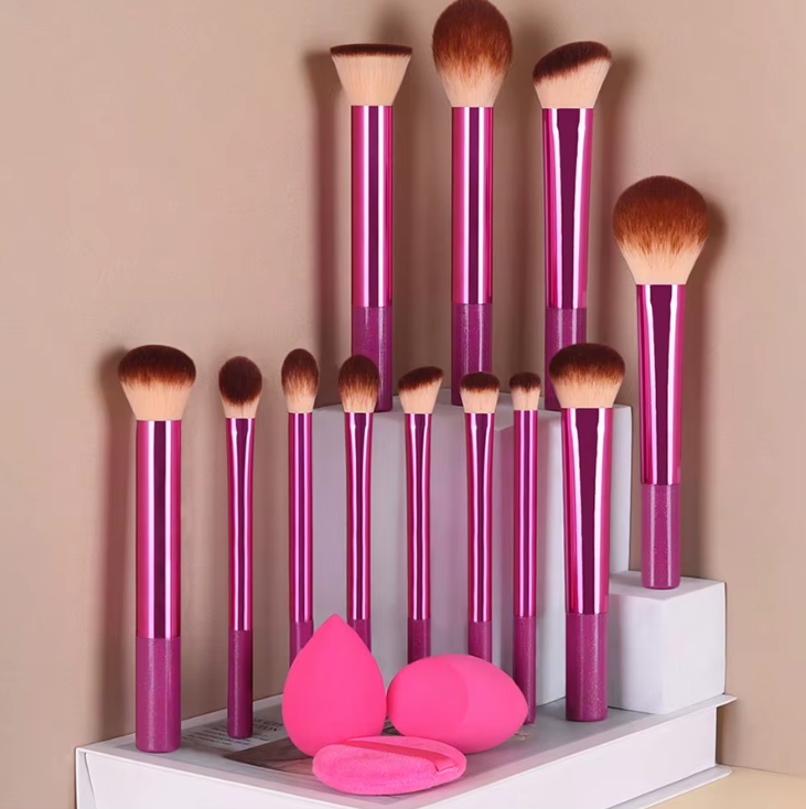 Assorted Colour Makeup Brush Sets