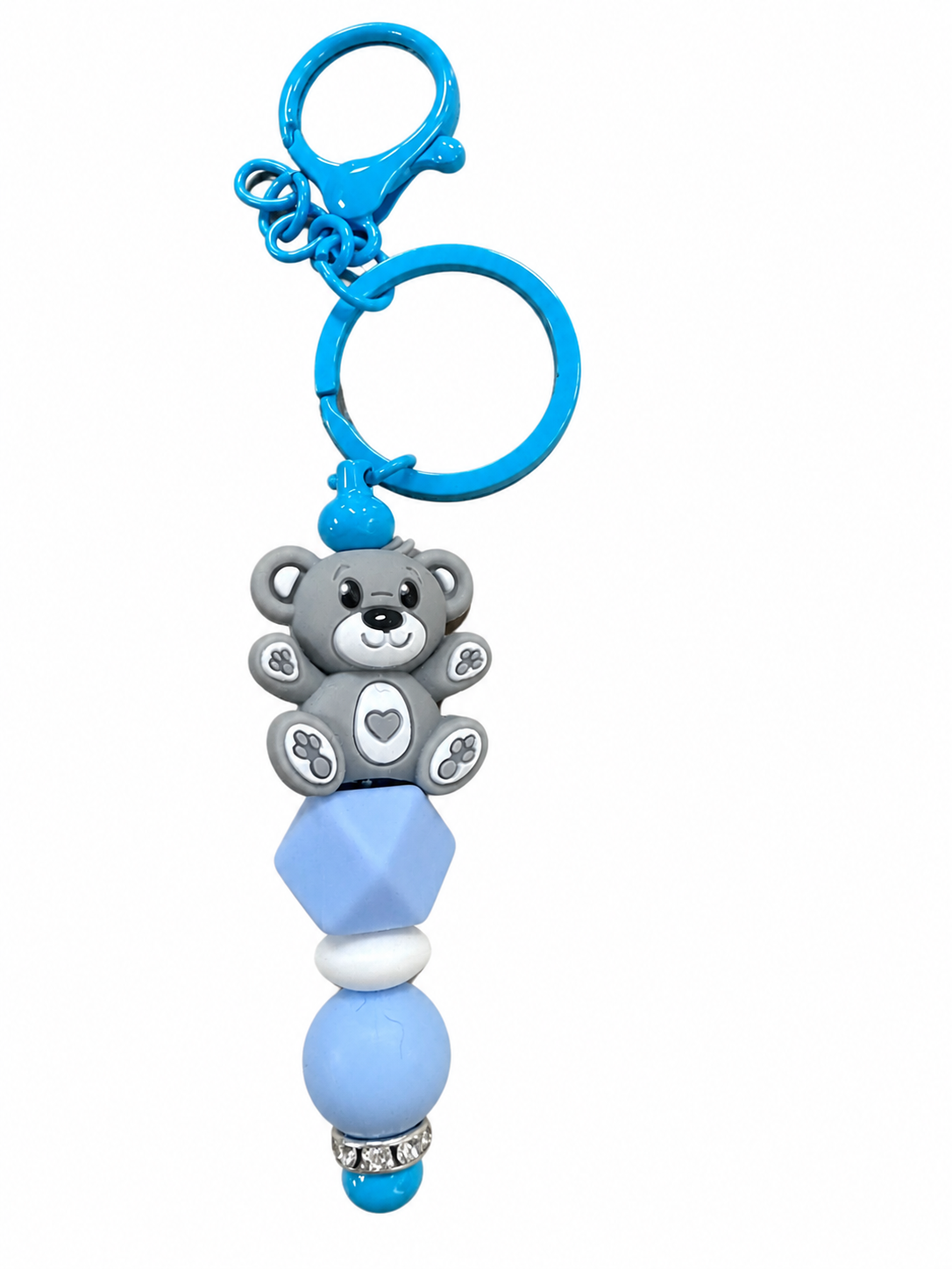 Single Beaded Keychain — Handmade by Safe & Sassy