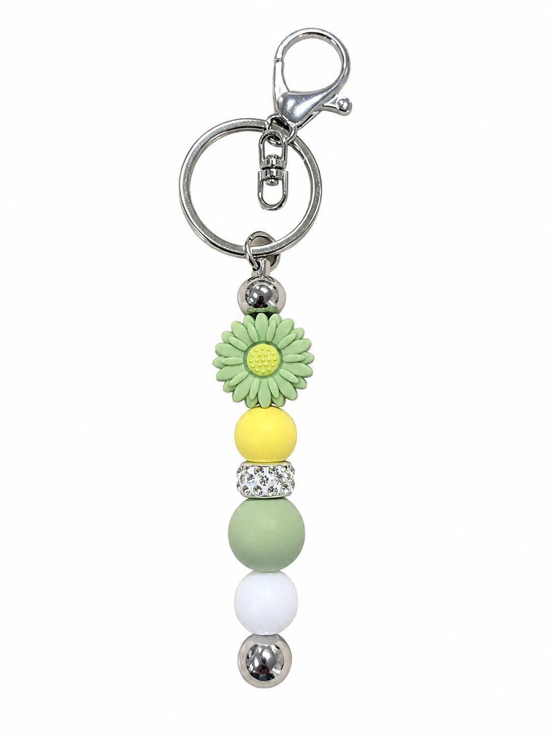 Single Beaded Keychain — Handmade by Safe & Sassy