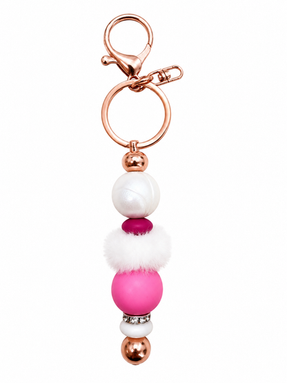 Single Beaded Keychain — Handmade by Safe & Sassy