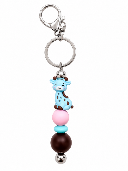 Single Beaded Keychain — Handmade by Safe & Sassy