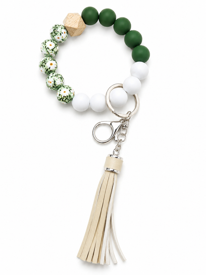 Beaded Wristlet Keychain — Handmade by Safe & Sassy