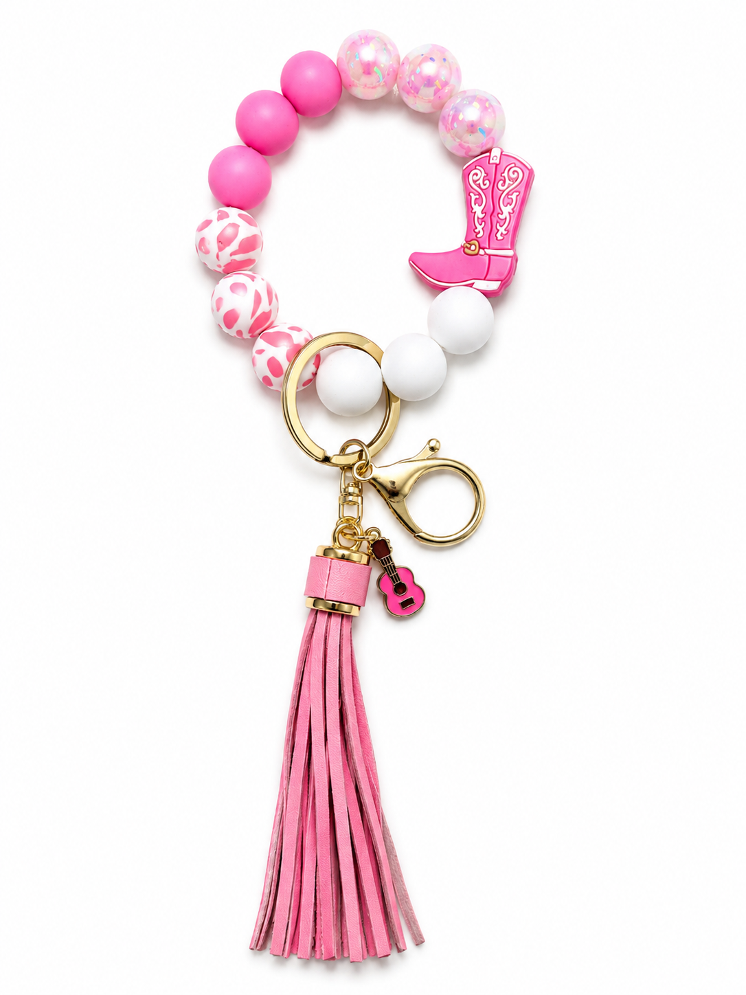 Beaded Wristlet Keychain — Handmade by Safe & Sassy