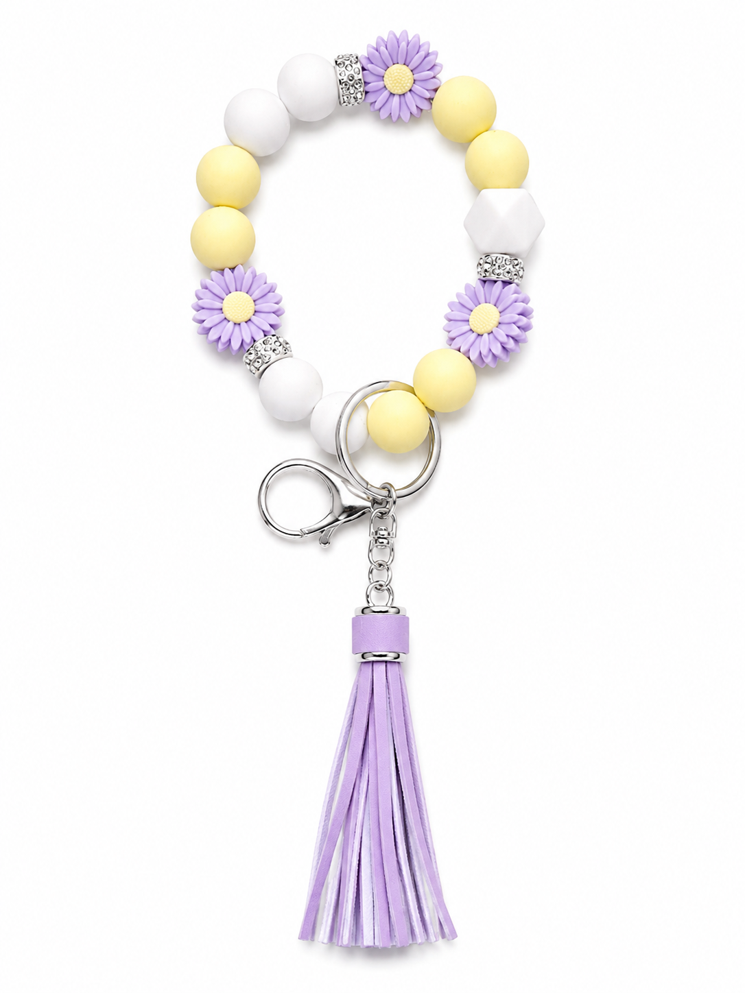 Beaded Wristlet Keychain — Handmade by Safe & Sassy