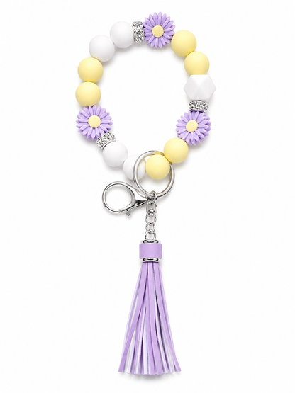Beaded Wristlet Keychain — Handmade by Safe & Sassy