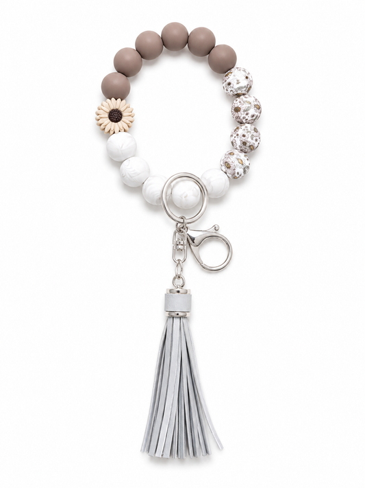 Beaded Wristlet Keychain — Handmade by Safe & Sassy