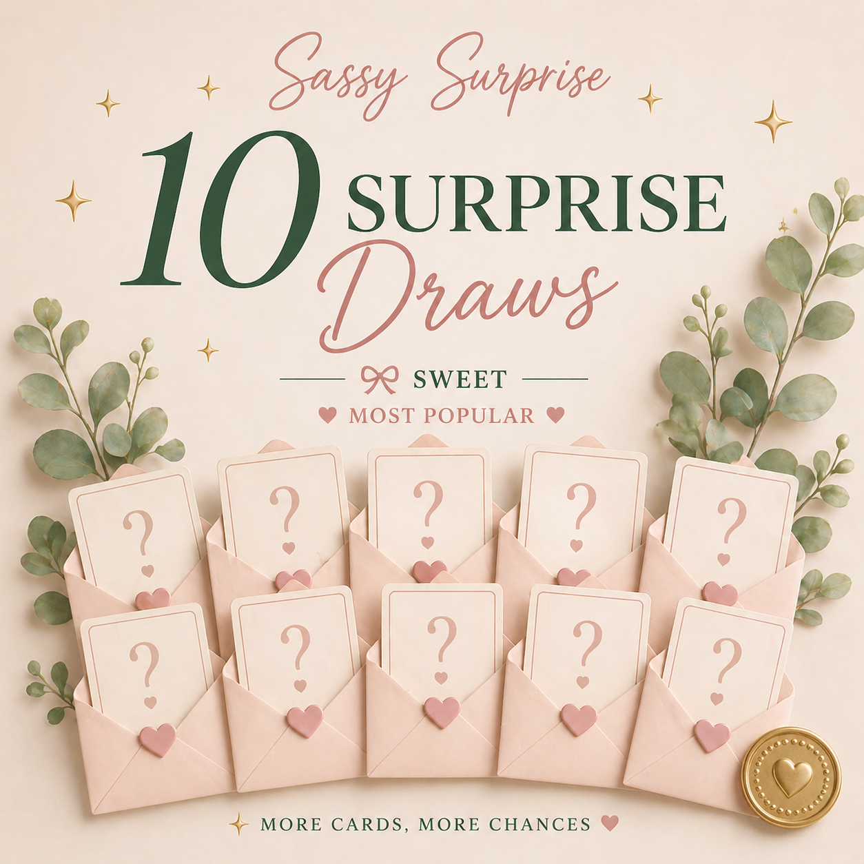 Sassy Surprise 🎀 Sweet – 10 Draw