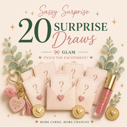Sassy Surprise 💖 Glam – 20 Draw