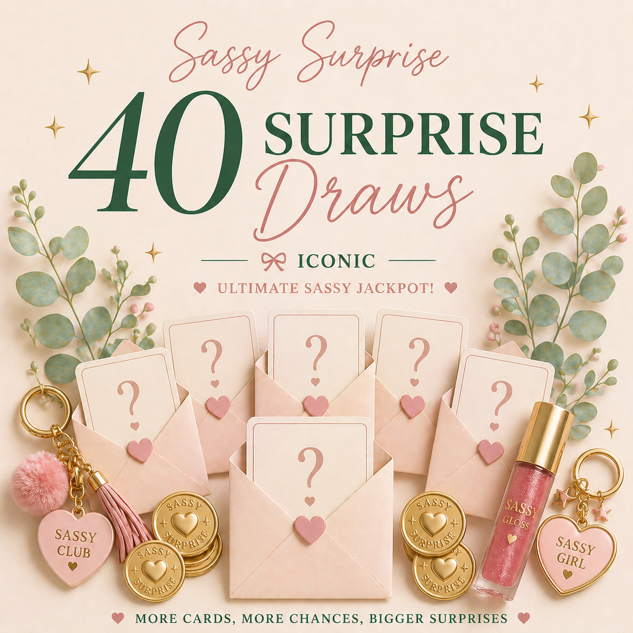 Sassy Surprise 🔥 Mega – 40 Draw