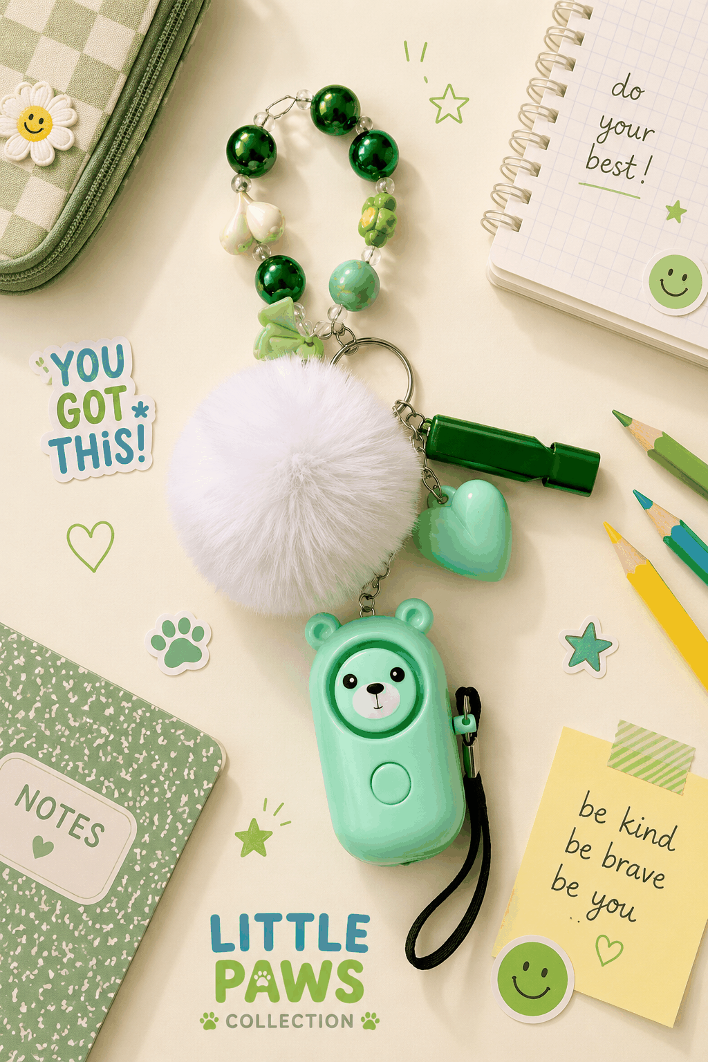 Little Paws Edition kids safety pack for ages 7-12 with character themes