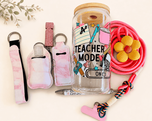 Teacher Pack tumbler and accessories bundle for stylish and organized teachers