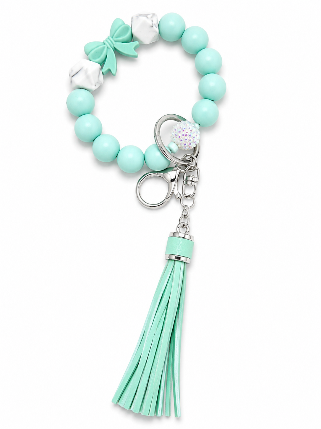 Beaded Wristlet Keychain — Handmade by Safe & Sassy