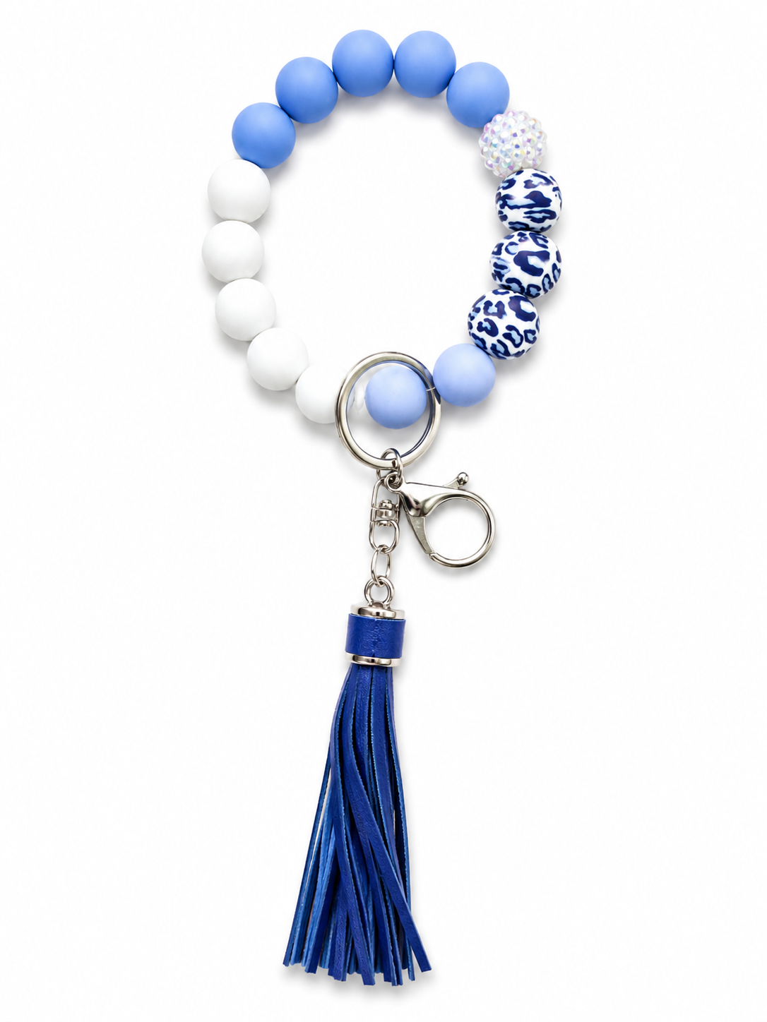 Beaded Wristlet Keychain — Handmade by Safe & Sassy