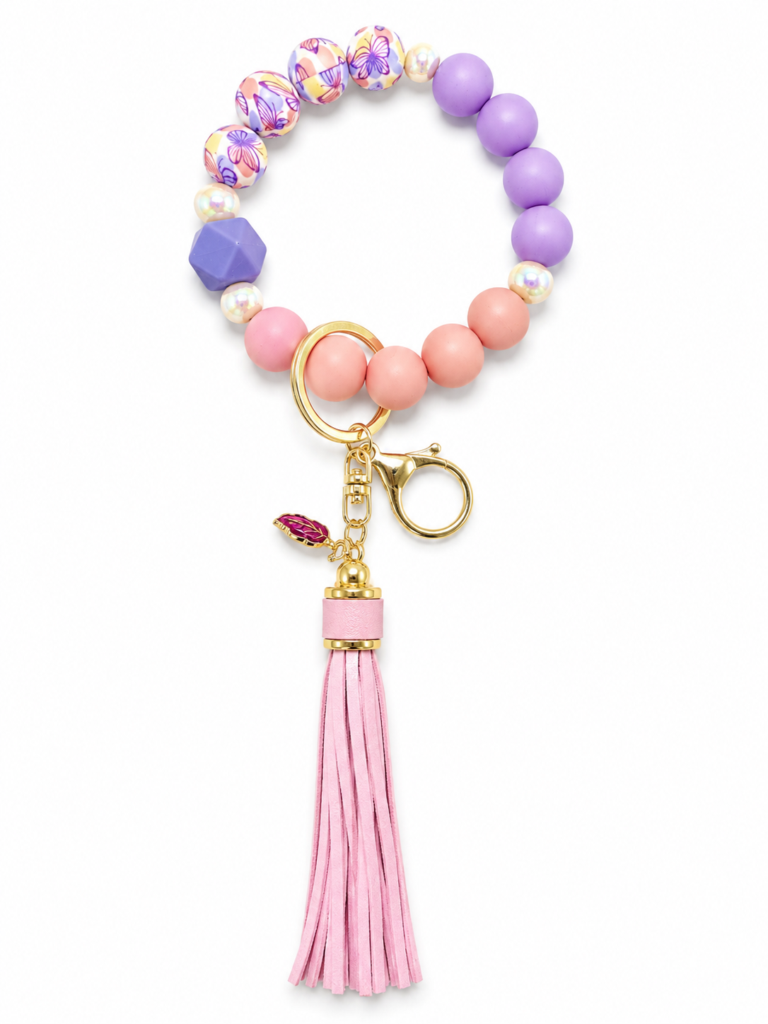 Beaded Wristlet Keychain — Handmade by Safe & Sassy