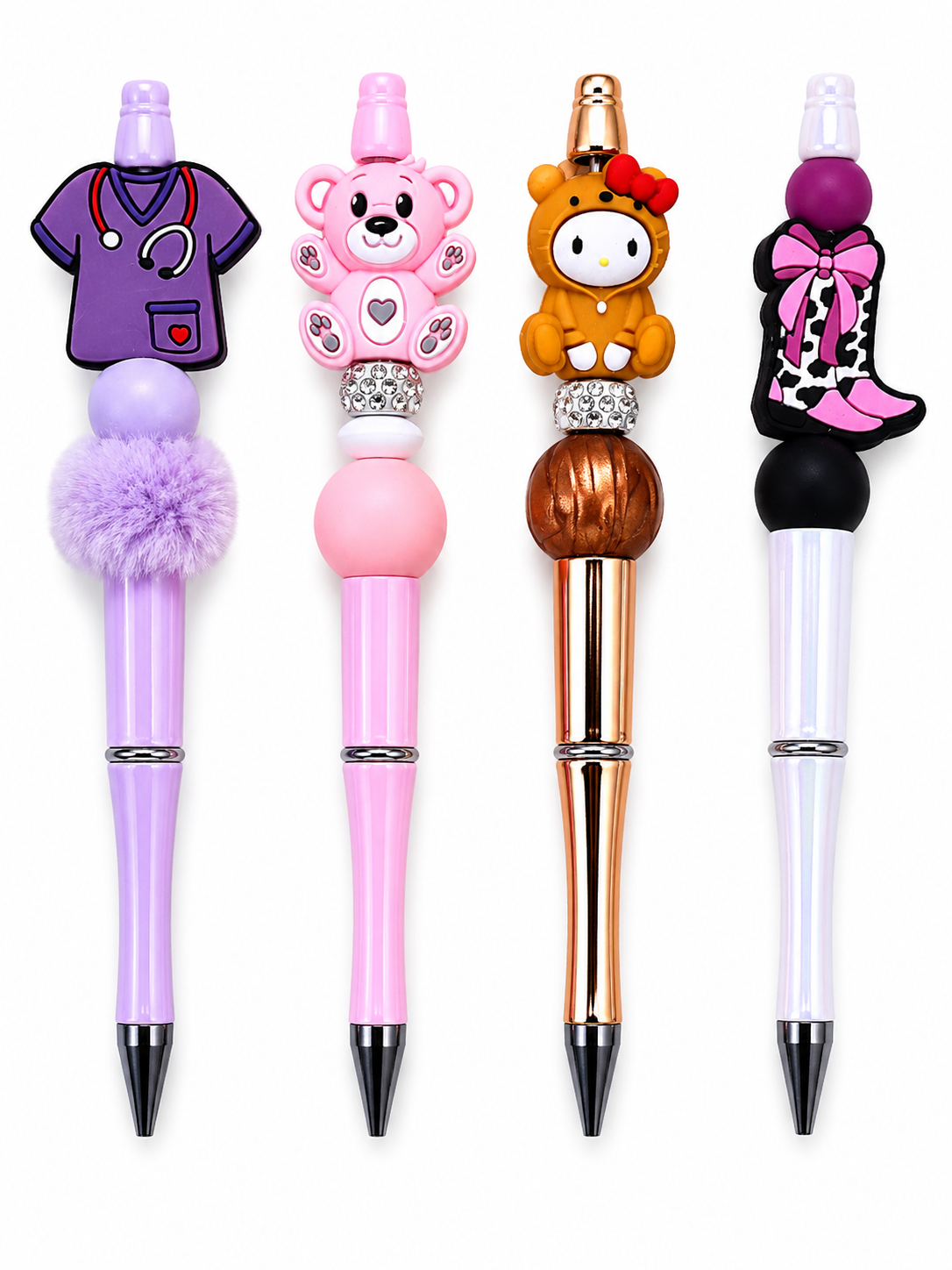 Handmade Silicone Beaded Pens