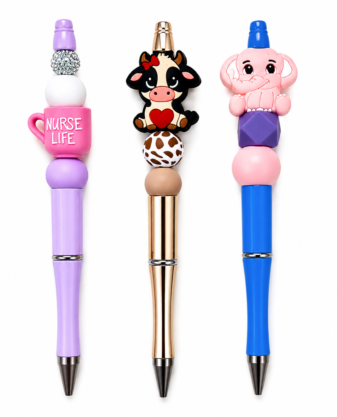 Handmade Silicone Beaded Pens