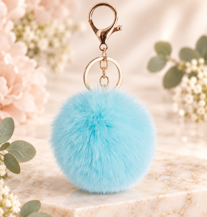 Pom Pom Keychain