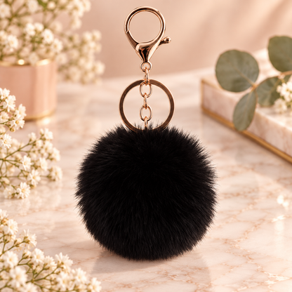 Pom Pom Keychain