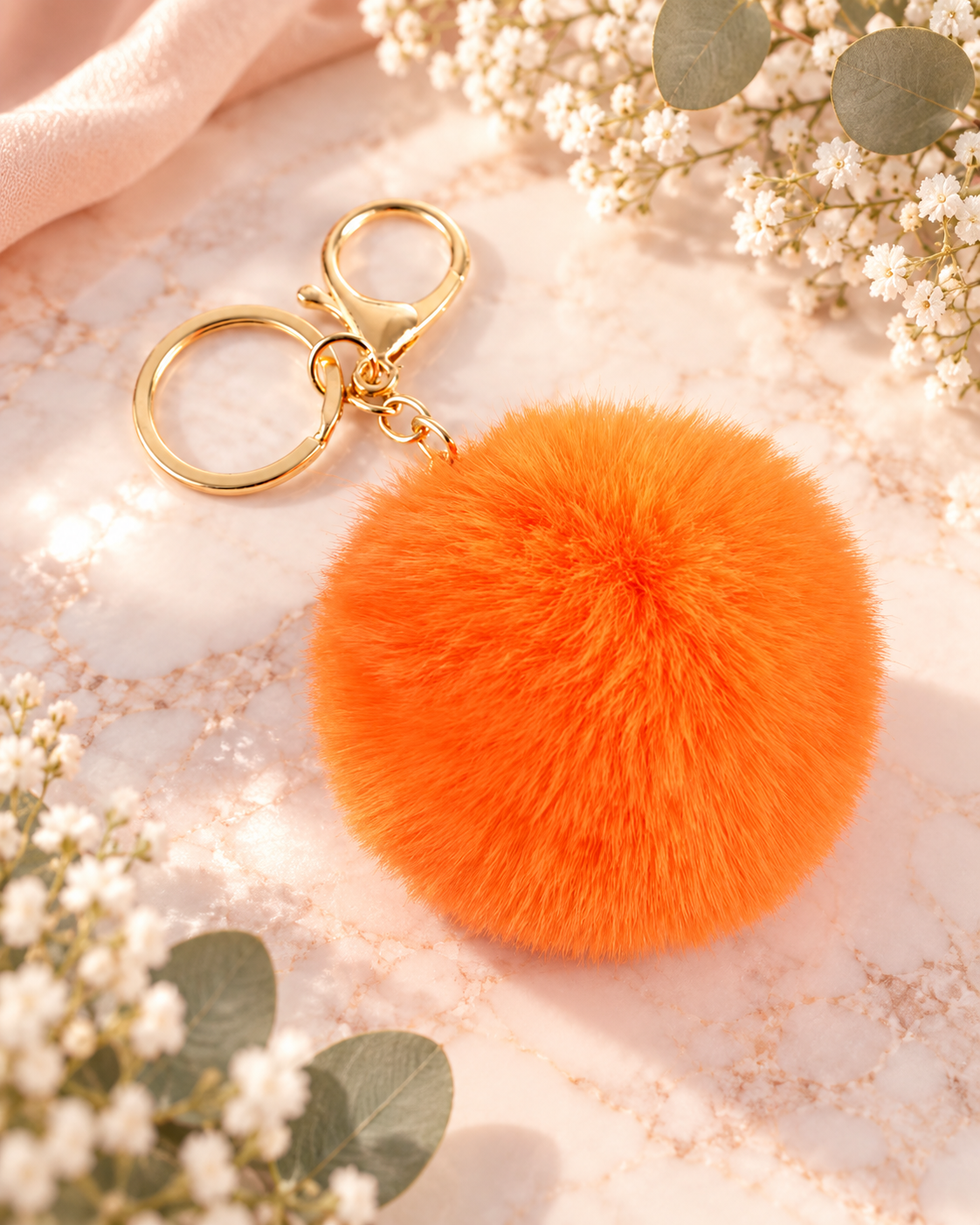 Pom Pom Keychain