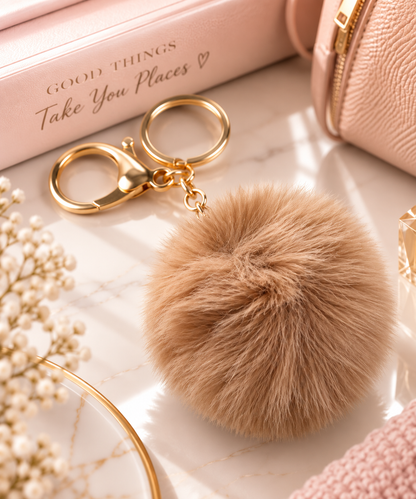 Pom Pom Keychain