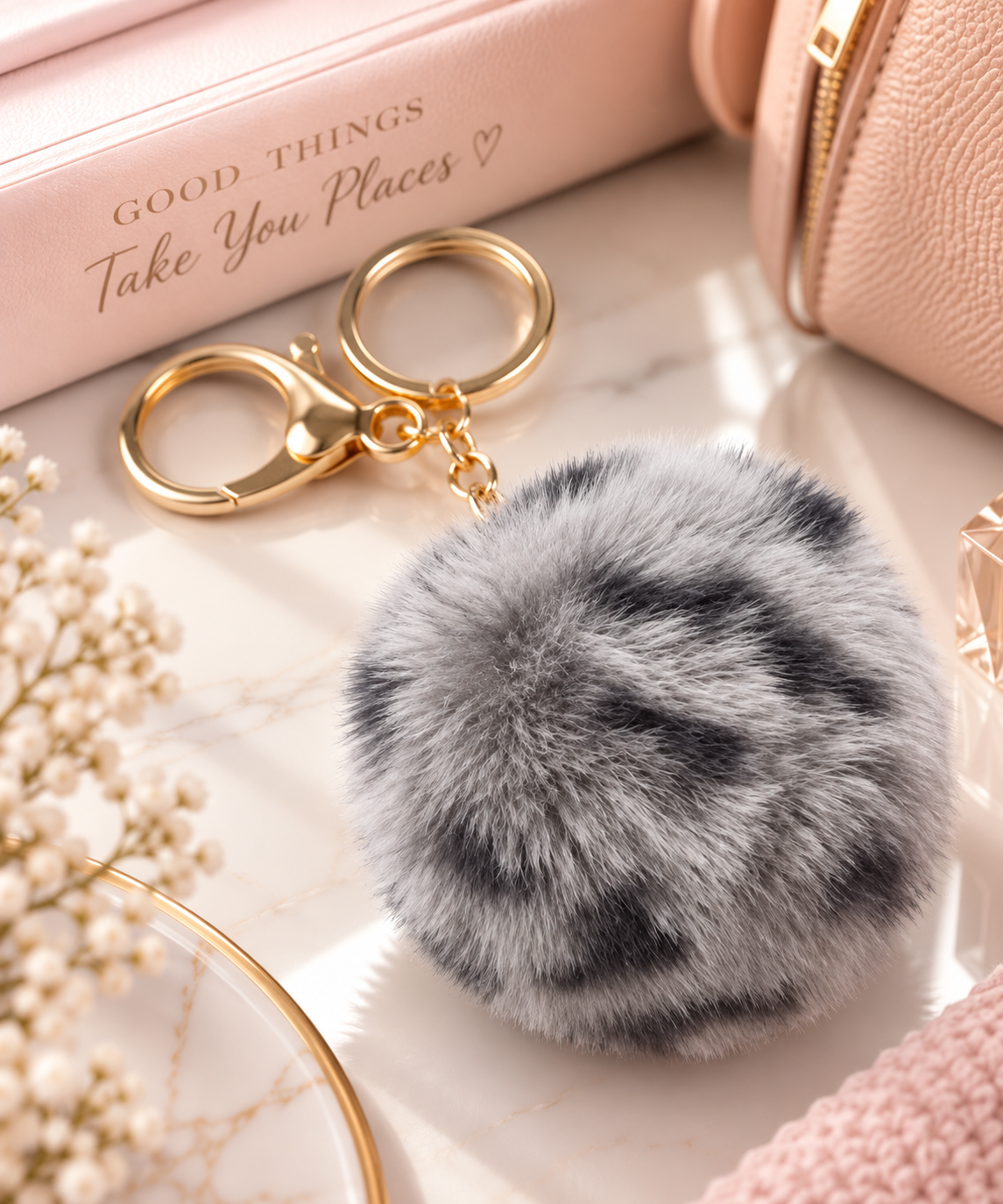 Pom Pom Keychain