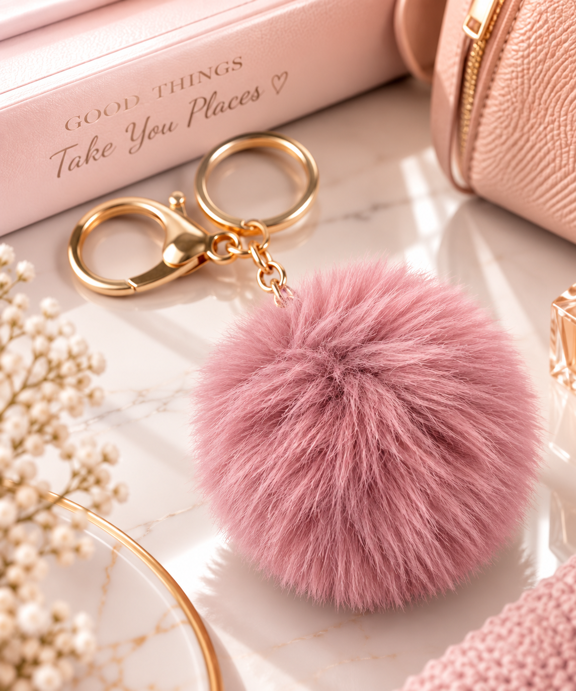 Pom Pom Keychain