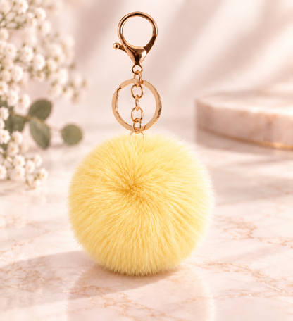 Pom Pom Keychain