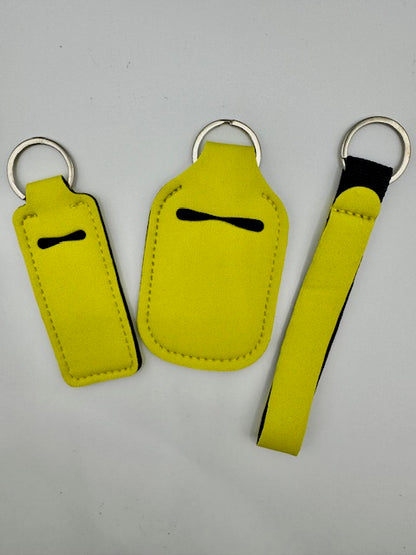 Standard / Solid Hand Sanitizer Keychain Set