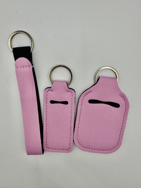 Standard / Solid Hand Sanitizer Keychain Set