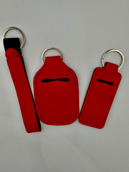 Standard / Solid Hand Sanitizer Keychain Set