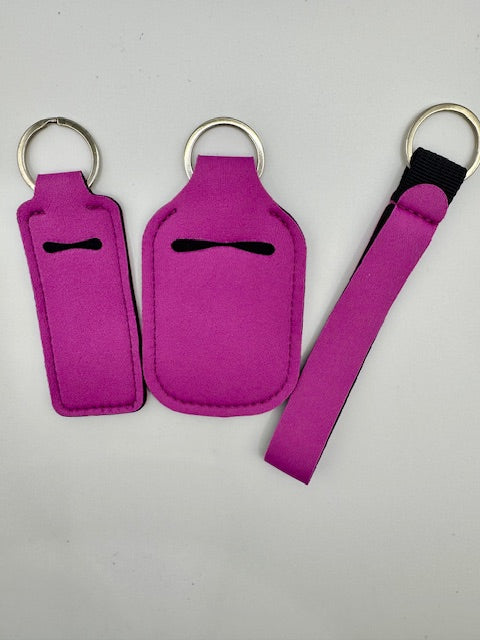 Standard / Solid Hand Sanitizer Keychain Set
