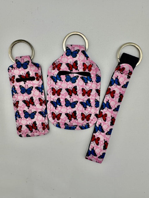 Gloss Case, Sanitizer Holder & Wristlet