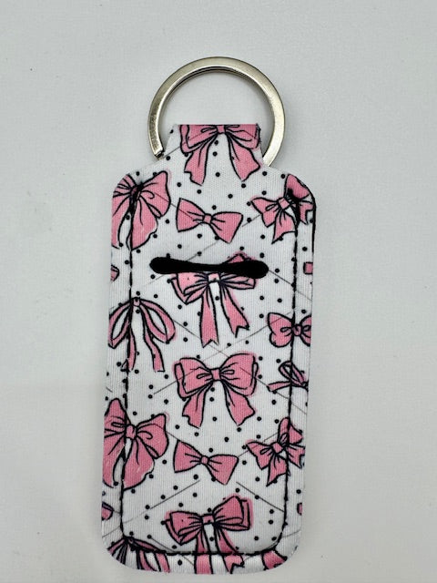 Cute Pattern Hand Sanitizer Keychain Holder
