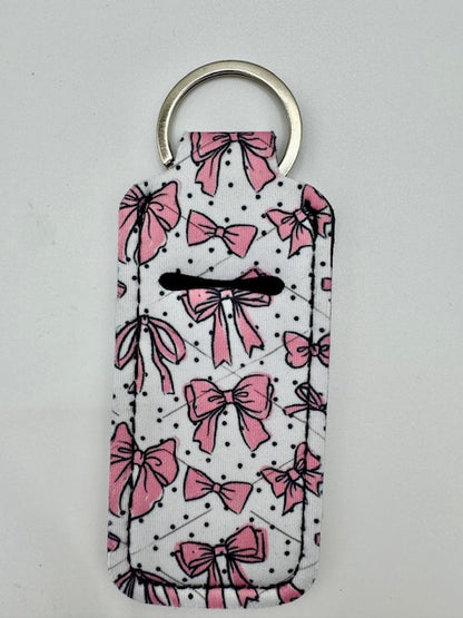 Cute Pattern Hand Sanitizer Keychain Holder