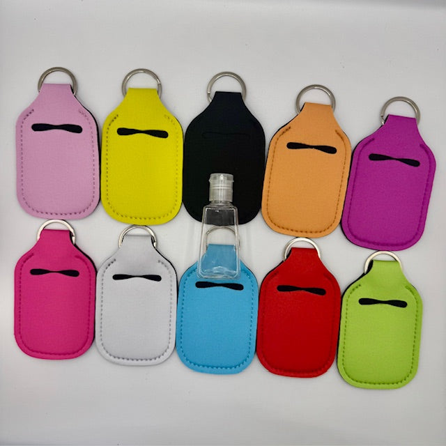 Standard / Solid Hand Sanitizer Keychain Set