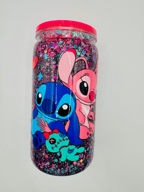 Pre-Made 16oz Snowglobe Tumblers – Ready to Ship