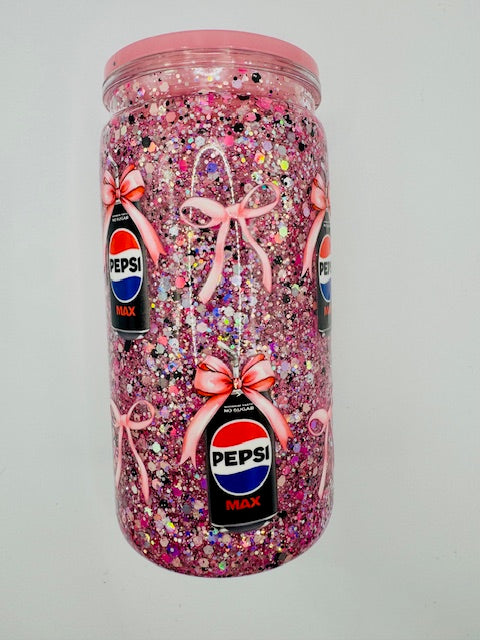 Pre-Made 16oz Snowglobe Tumblers – Ready to Ship