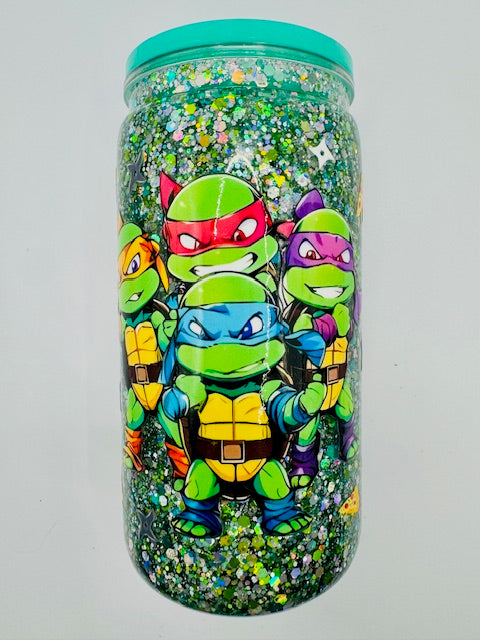 Pre-Made 16oz Snowglobe Tumblers – Ready to Ship