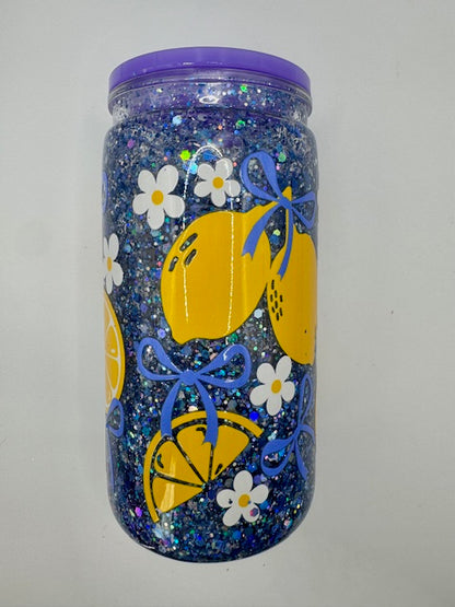 Pre-Made 16oz Snowglobe Tumblers – Ready to Ship