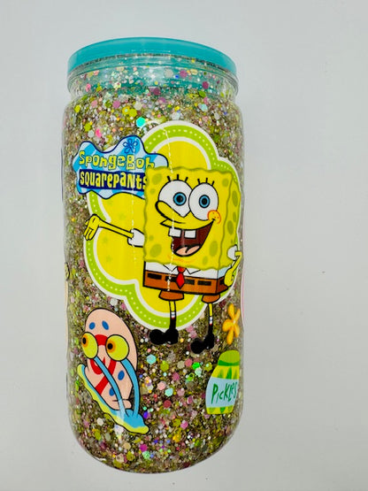 Pre-Made 16oz Snowglobe Tumblers – Ready to Ship