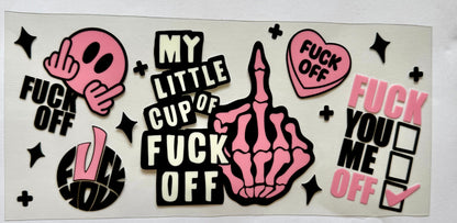 Sassy DTF Wraps – Single Design Prints - Horror & Sweary