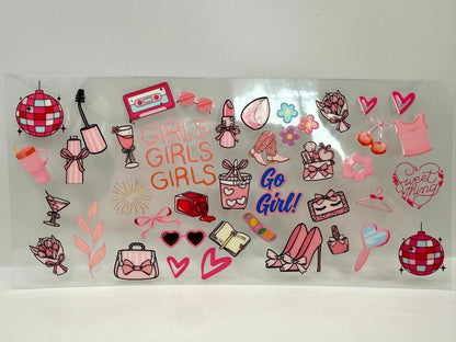 Sassy DTF Wraps – Single Design Prints - Girly Vibes