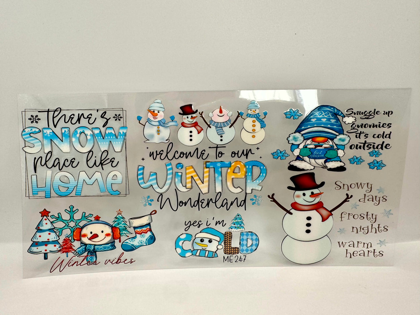 Sassy DTF Wraps – Single Design Prints - Holiday Theme
