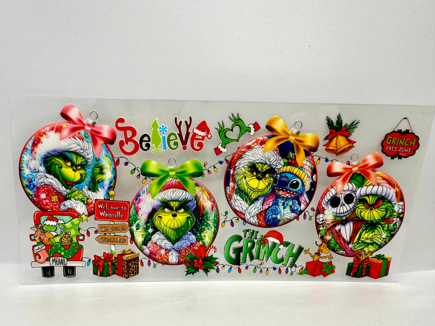 Sassy DTF Wraps – Single Design Prints - Holiday Theme