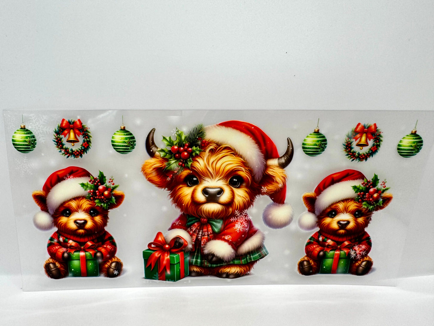 Sassy DTF Wraps – Single Design Prints - Holiday Theme