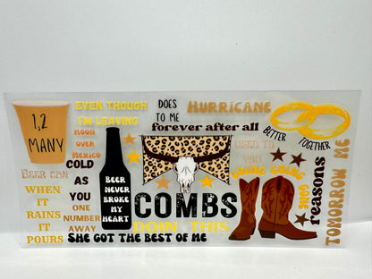 Sassy DTF Wraps – Single Design Prints - Singers