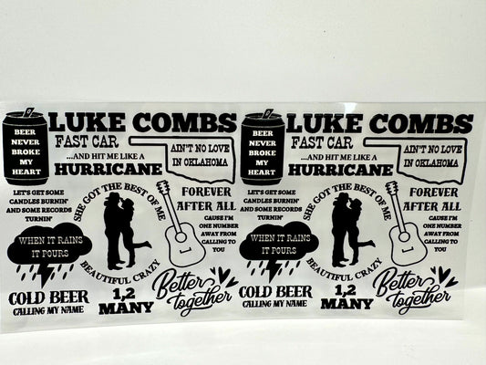 Sassy UV-DTF Wraps – Single Design Prints - Singers